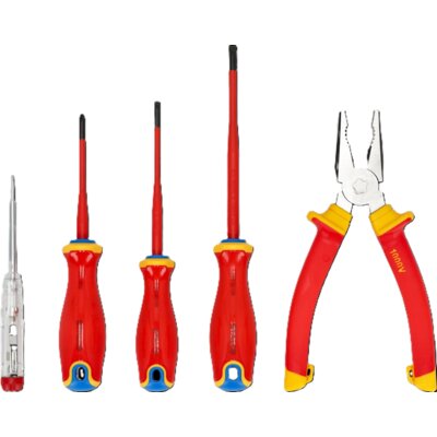 Zestaw szczypcy i wkrętaków STALCO S-14462 (5 elementów)