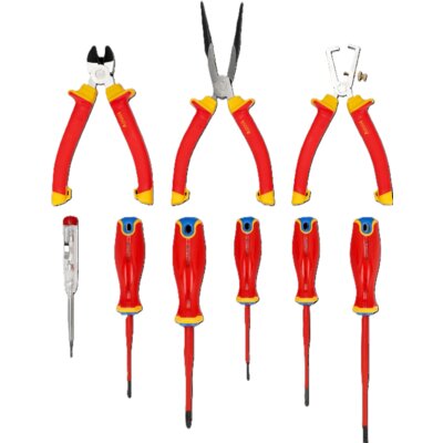 Zestaw szczypcy i wkrętaków STALCO S-14464 (9 elementów)