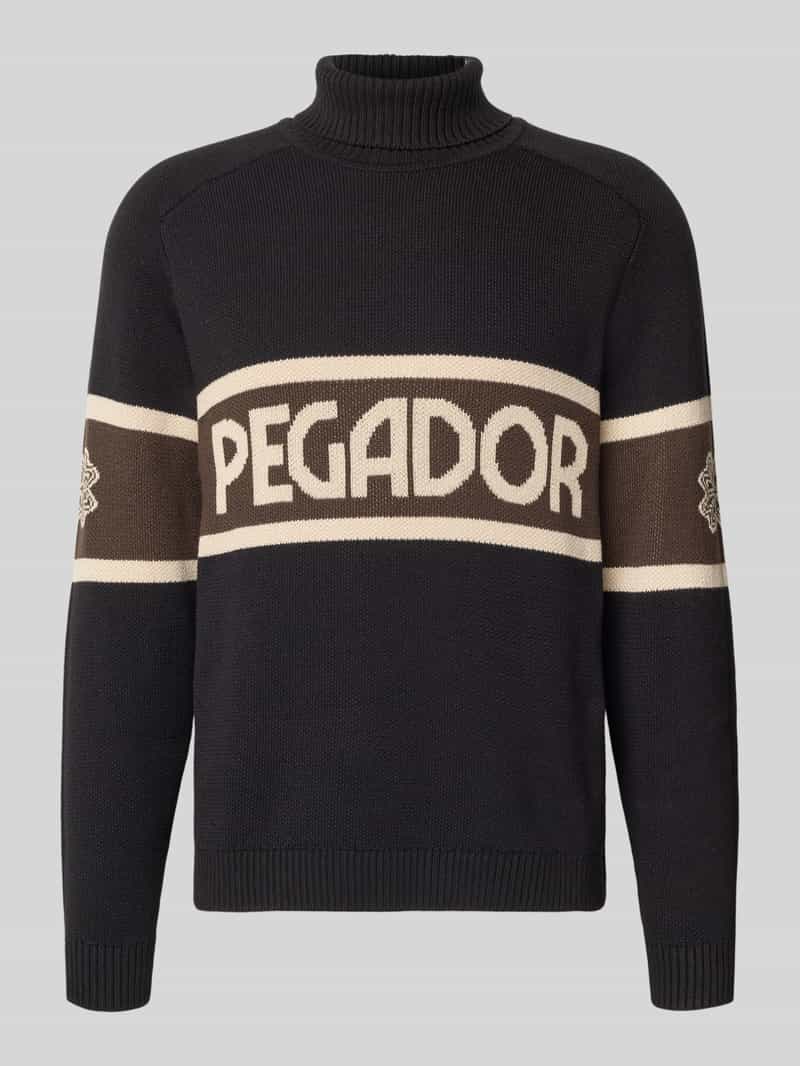 Sweter z dzianiny z golfem