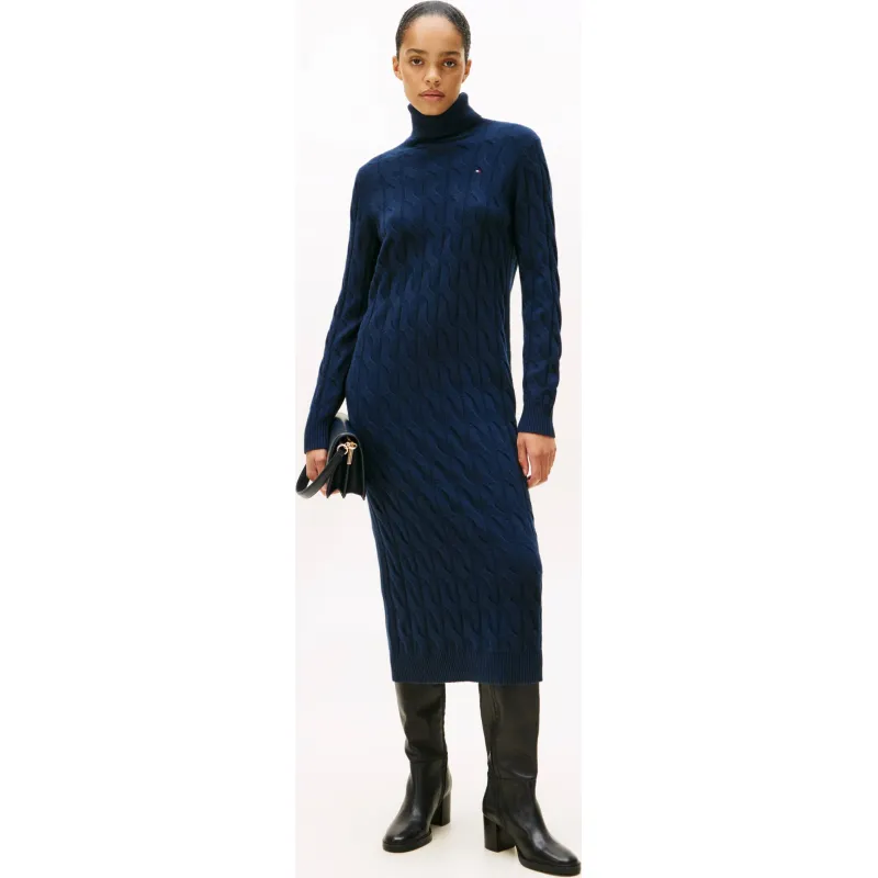 Tommy Hilfiger Wełniana sukienka