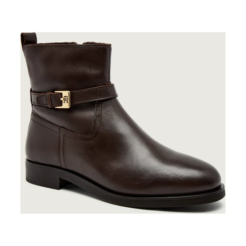 Tommy Hilfiger Skórzane botki