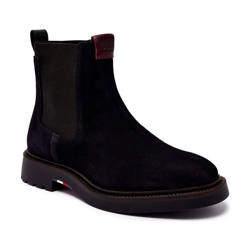 Tommy Hilfiger Skórzane sztyblety CHELSEA