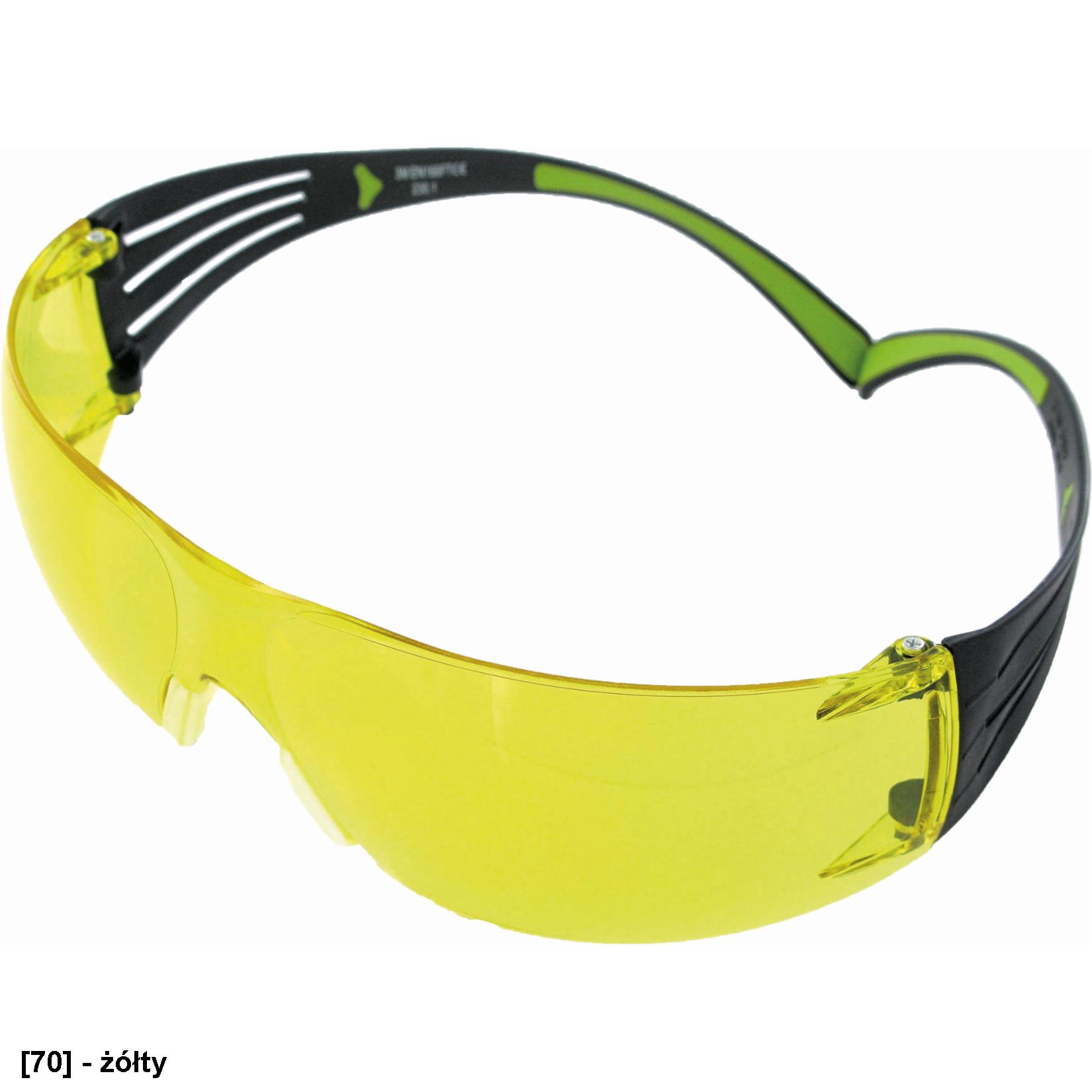 3M SECURE FIT SF400 - żółty