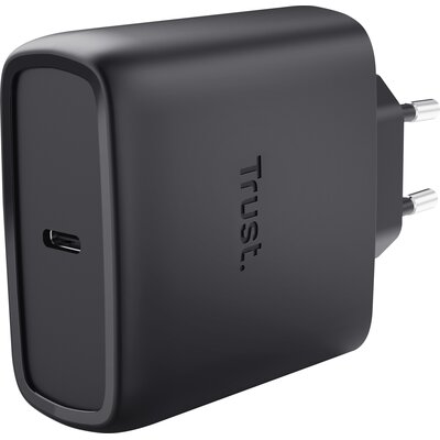 Zasilacz do laptopa TRUST Maxo USB-C GaN 65W Czarny