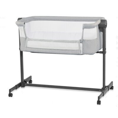 Łóżeczko dostawne KINDERKRAFT Nestee Up 2 Jasnoszary