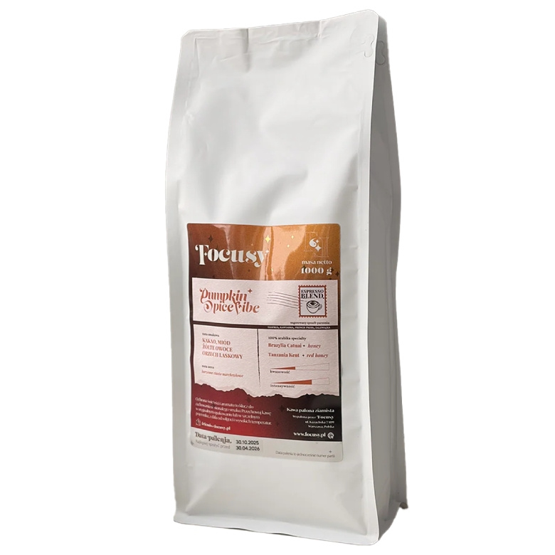 Kawa ziarnista Focusy PUMPKIN SPICE VIBE - jesienne espresso 1kg