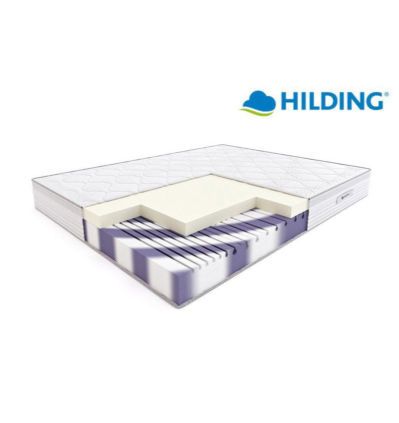 HILDING RUMBA - materac termoelastyczny, piankowy, Rozmiar - 120x200, Pokrowiec - Medicott Velur, Twardość - H1