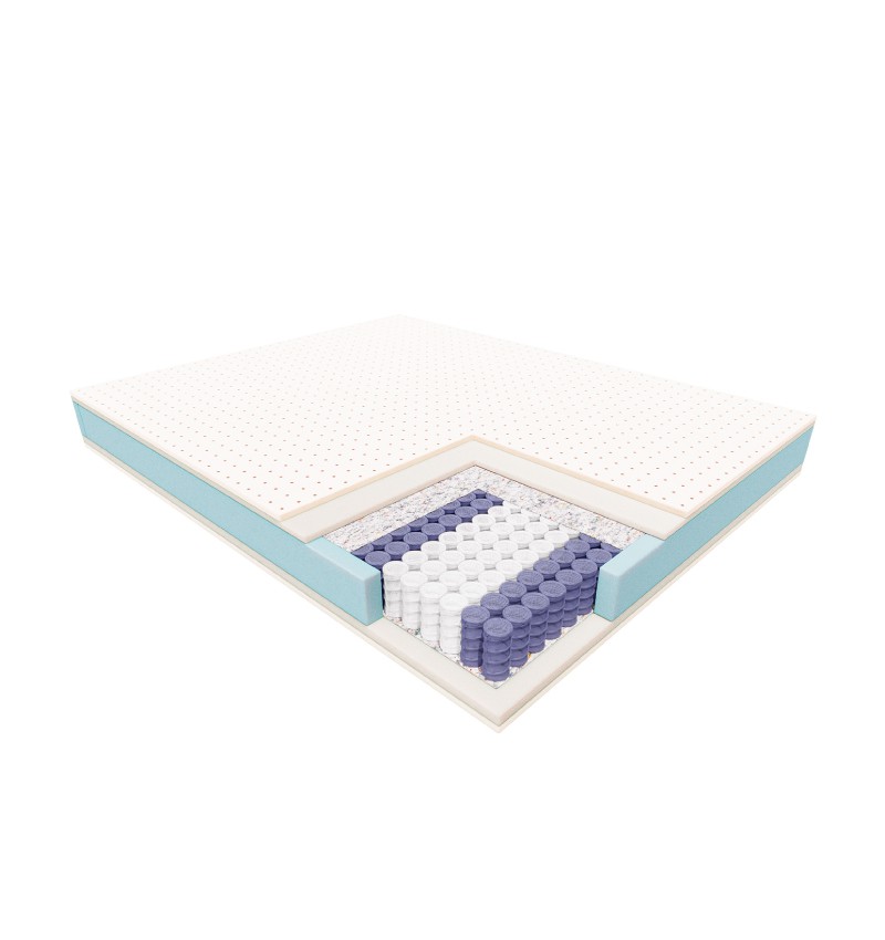 JANPOL CORA – materac kieszeniowy, piankowy, Rozmiar - 160x200, Pokrowiec - Silver Care