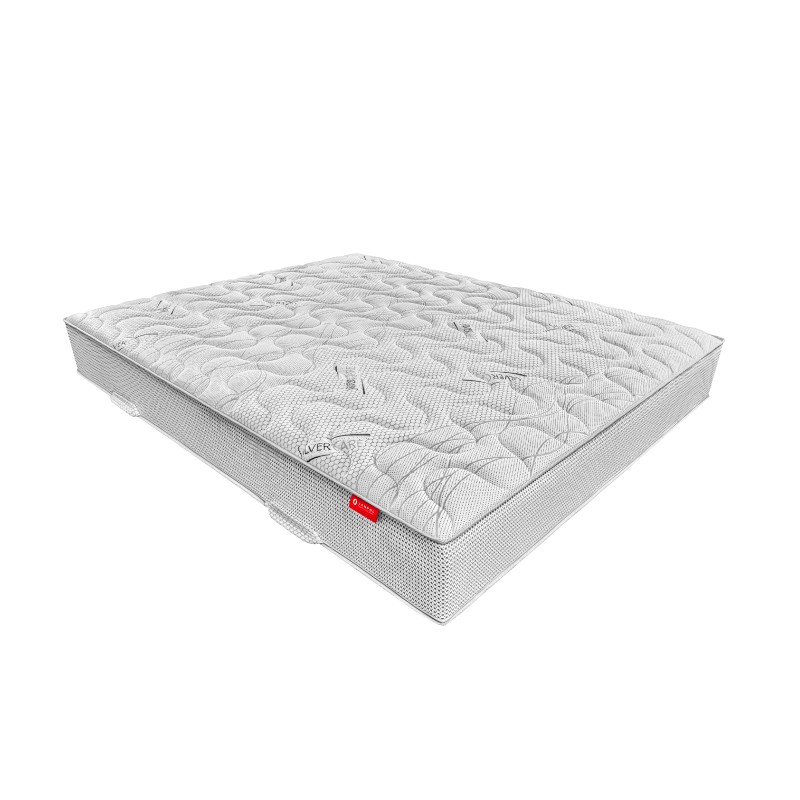 JANPOL DYNAMIC - materac kieszeniowy, sprężynowy, Rozmiar - 160x200, Pokrowiec - Silver Care