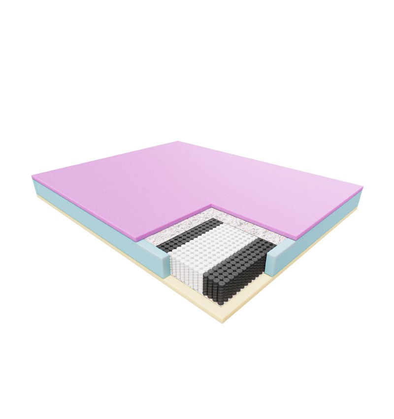 JANPOL NIOBE – materac multipocket, sprężynowy, Rozmiar - 160x200, Pokrowiec - Silver Care