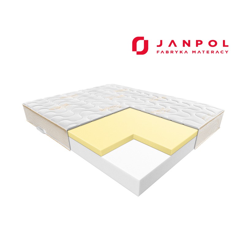 JANPOL JULIA – materac termoelastyczny, piankowy, Rozmiar - 160x200, Pokrowiec - Tencel