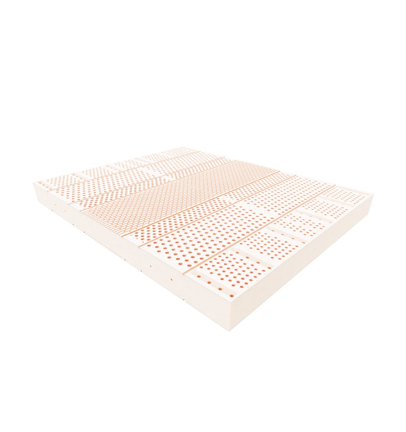 JANPOL DEMETER - materac lateksowy, piankowy, Rozmiar - 180x200, Pokrowiec - Silver Care