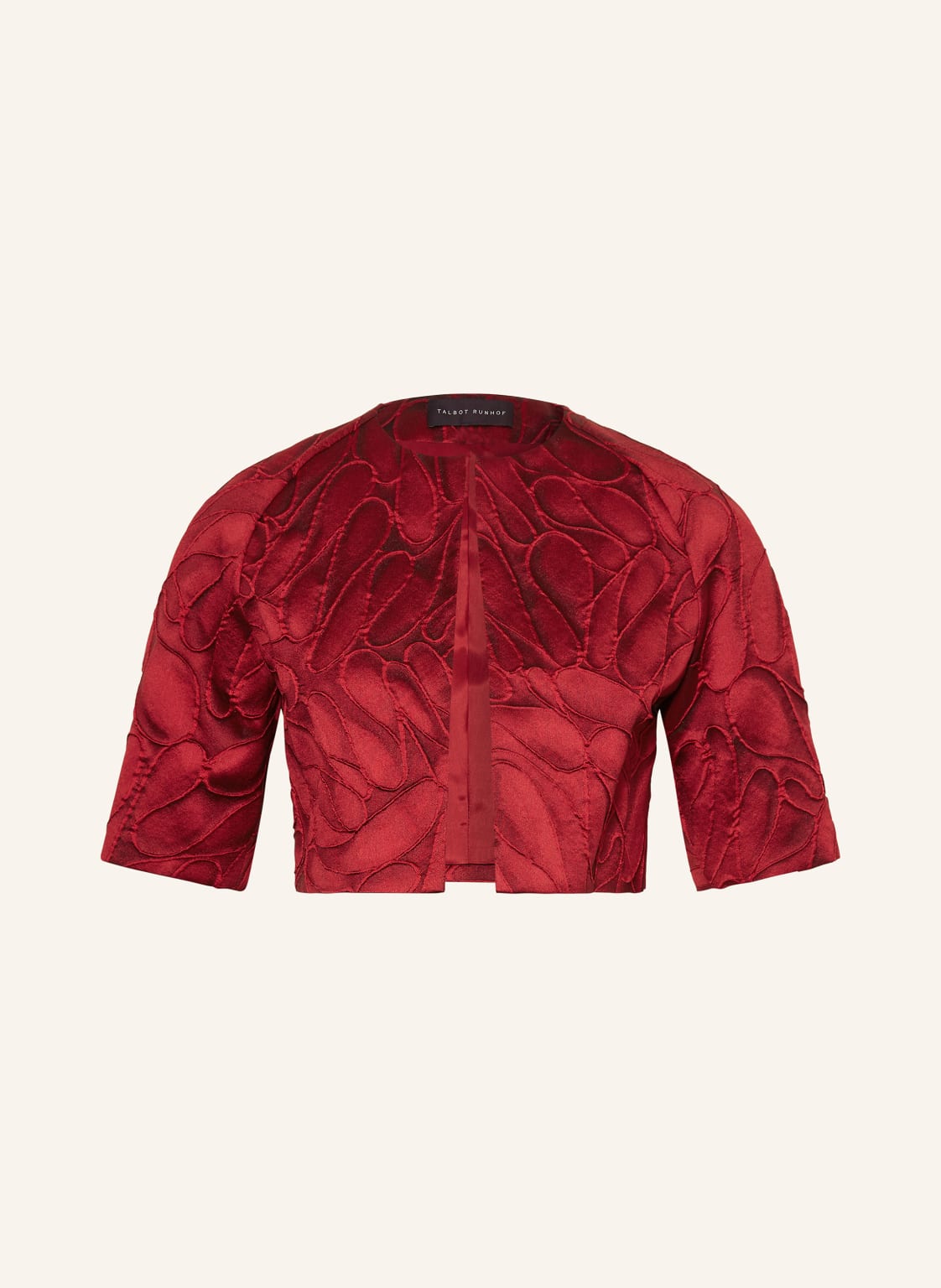 Talbot Runhof Bolero Żakardowe rot