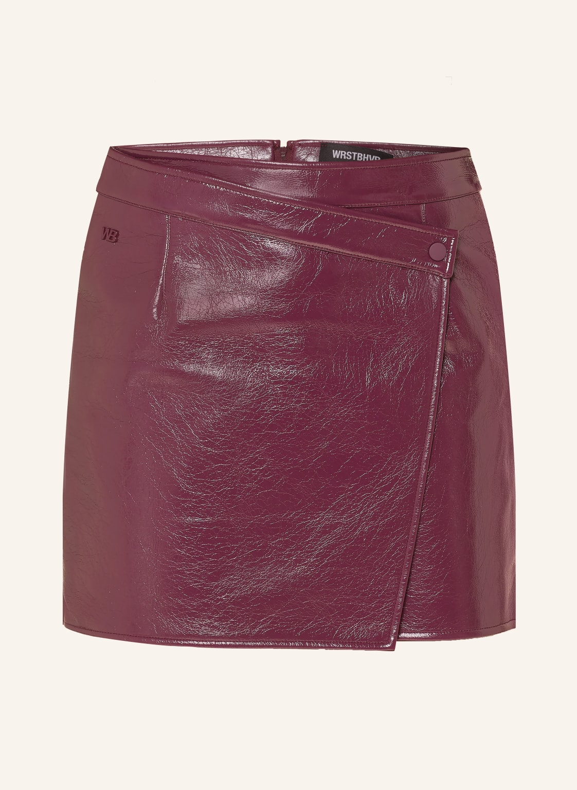 Wrstbhvr Spódnica Zaneta W Stylu Skórzanym rot
