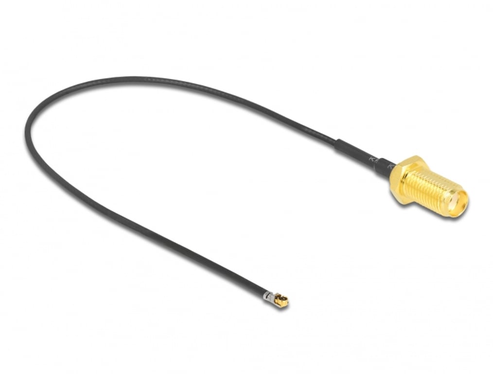 DeLOCK Kabel antenowy SMA żeński grodzi do I-PEX Inc., MHF 4L LK męski 1.37 20 cm długość gwintu 10 mm