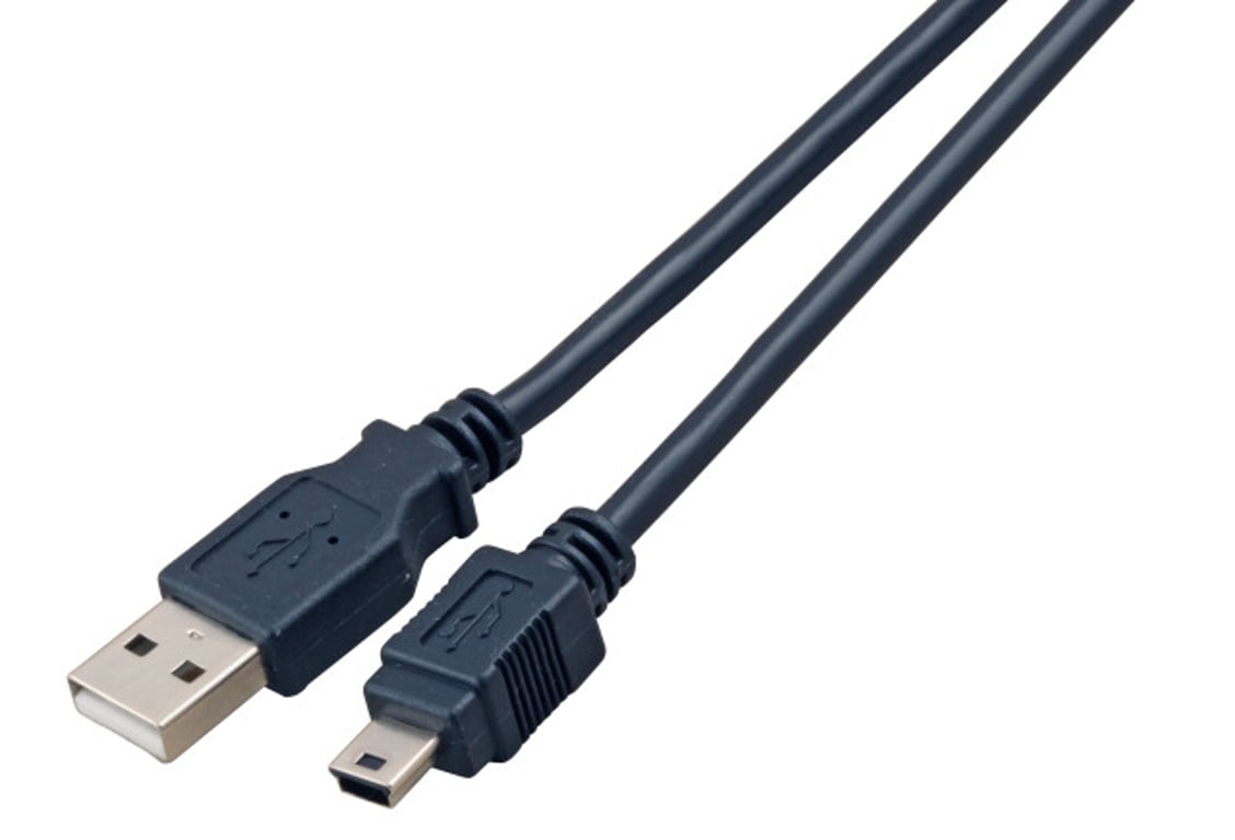 EFB Elektronik K5250SW.1V2 kabel USB USB 2.0 1 m USB A Mini-USB B Czarny