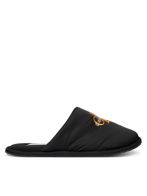 Calvin Klein Kapcie Hotel Slipper Mono Embro YM0YM01392 Czarny