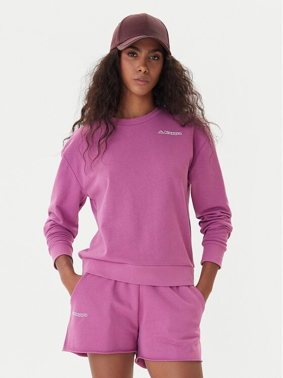 Kappa Bluza Logo Fekka 371M5EW Fioletowy Regular Fit