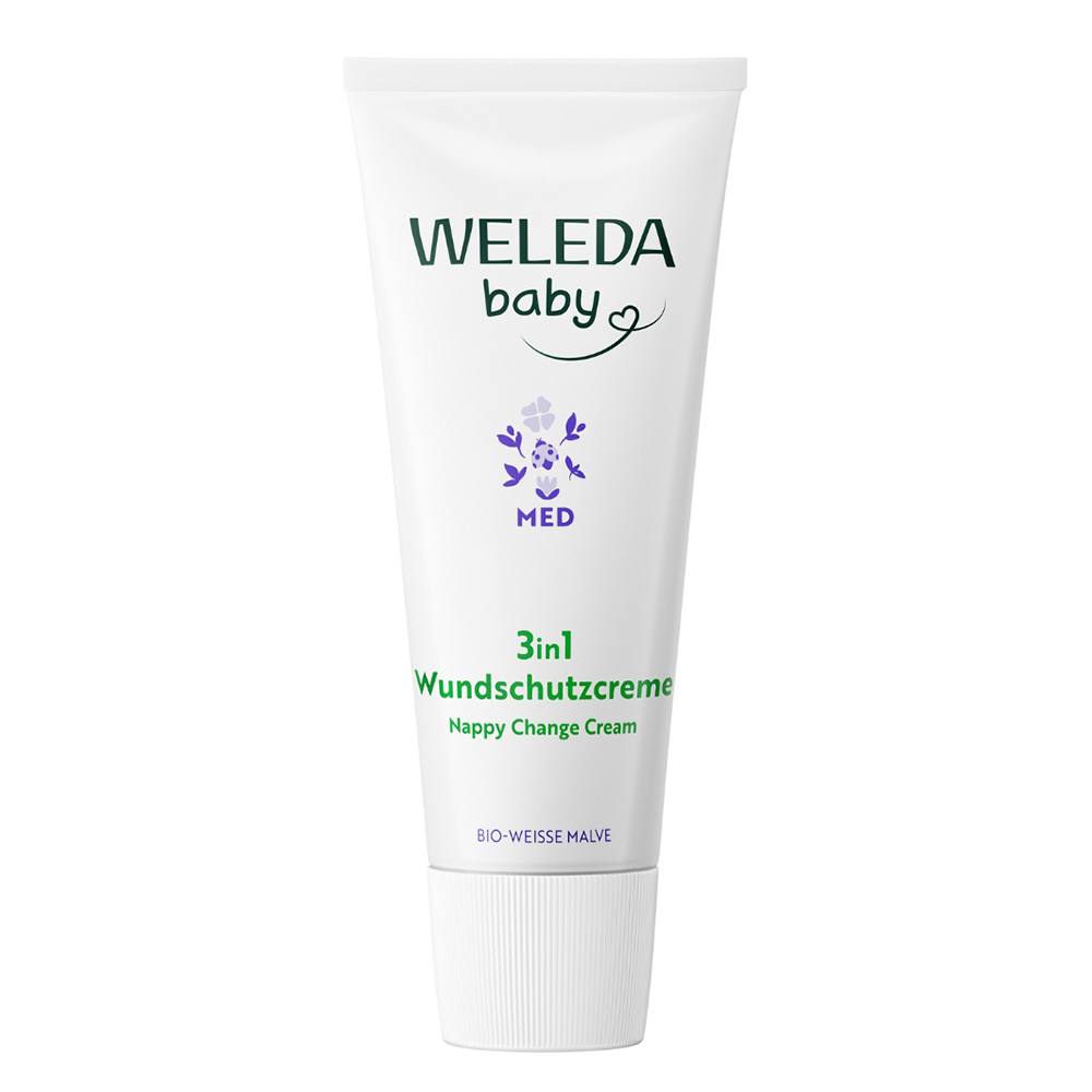 Weleda Baby Med 3w1, krem ochronny przeciw odparzeniom, od 1 dnia życia, 50 ml