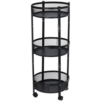 Regał STORAGE SOLUTIONS 3 poziomy Czarny