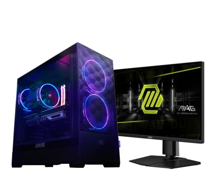 Polecany zestaw HERO R5-9600X/32GB/1TB/RTX5060 + MAG 255PXF