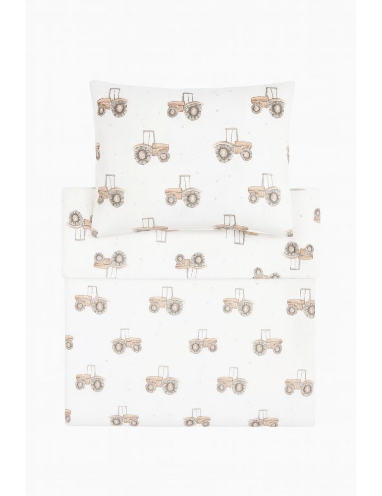 Baby in World Komplet Pościeli Bambusowej z wypełnieniem Traktor