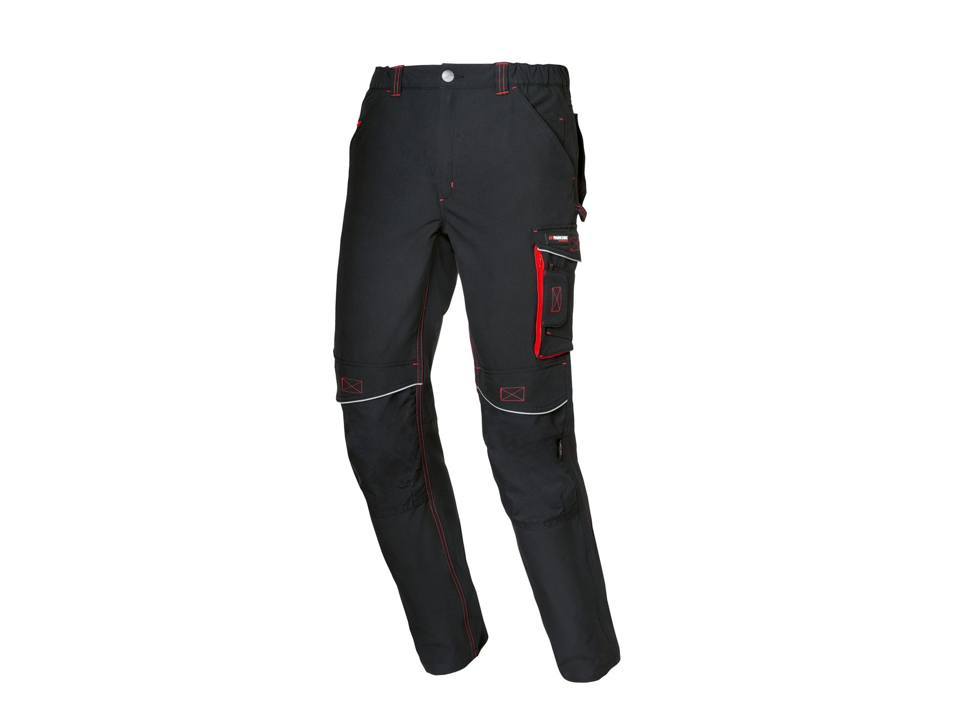 PARKSIDE PERFORMANCE® Spodnie robocze męskie z wyściółką (Czarny, 56)