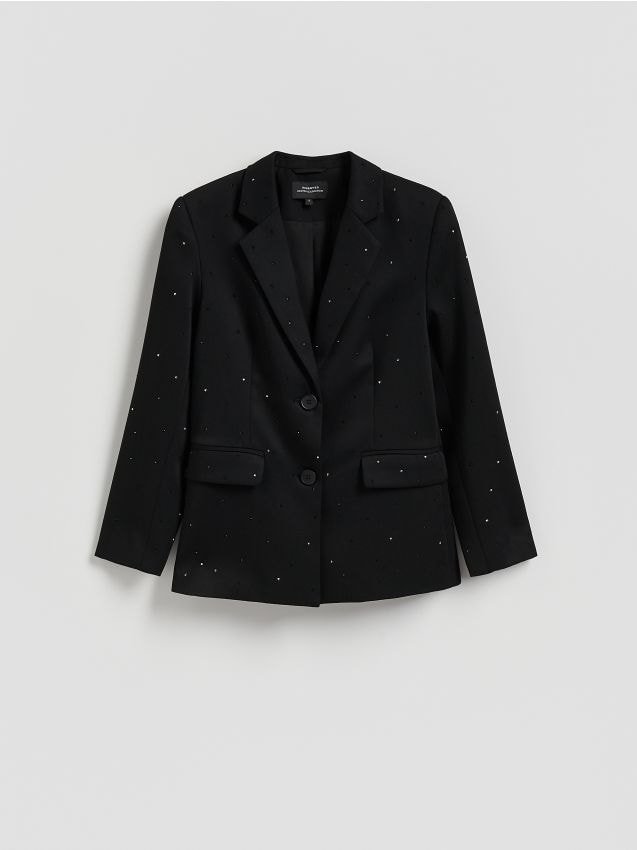 Reserved - Marynarka ze strasem - czarny