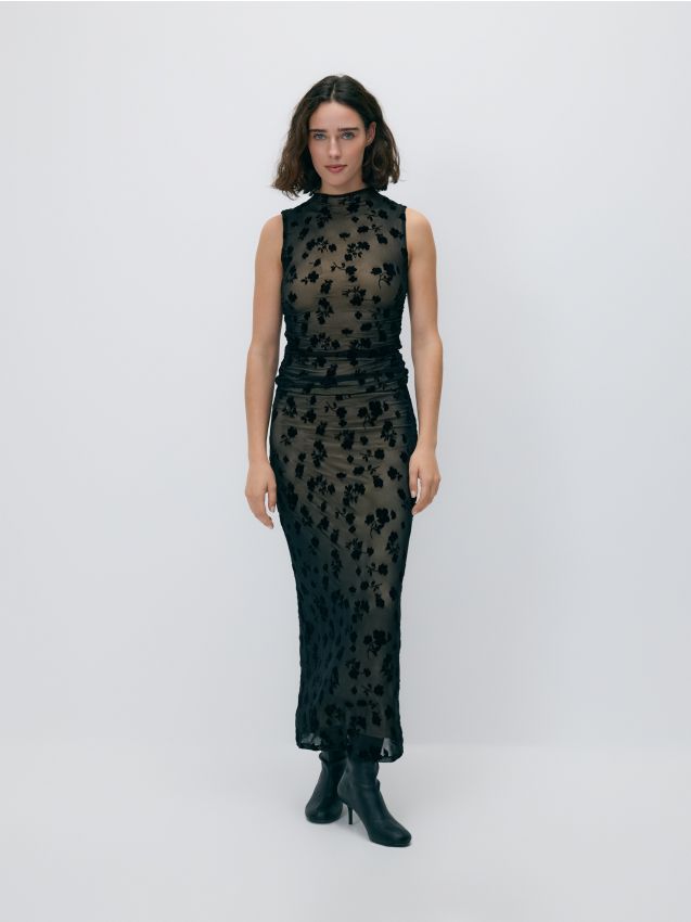 Reserved - Spódnica maxi - czarny