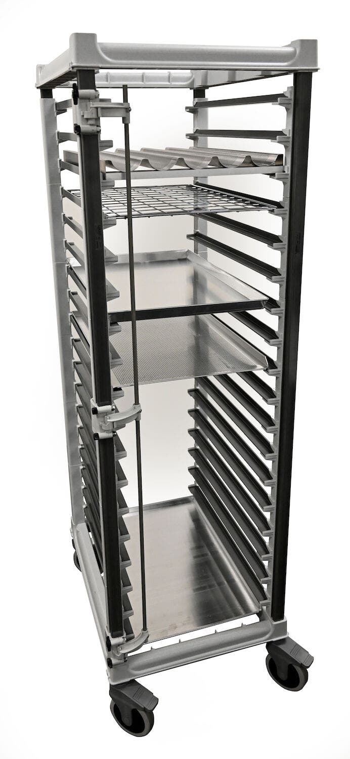 Wózek Camshelving 18 Tac 600x400 Cambro – Transportowy 516x783x(H)171mm UPR6040F18480