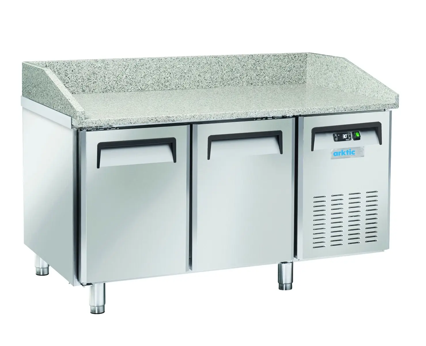 Stół Chłodniczy do Pizzy Arktic 2-drzwiowy, Blat Granit, 1507x800x(H)1040 236789