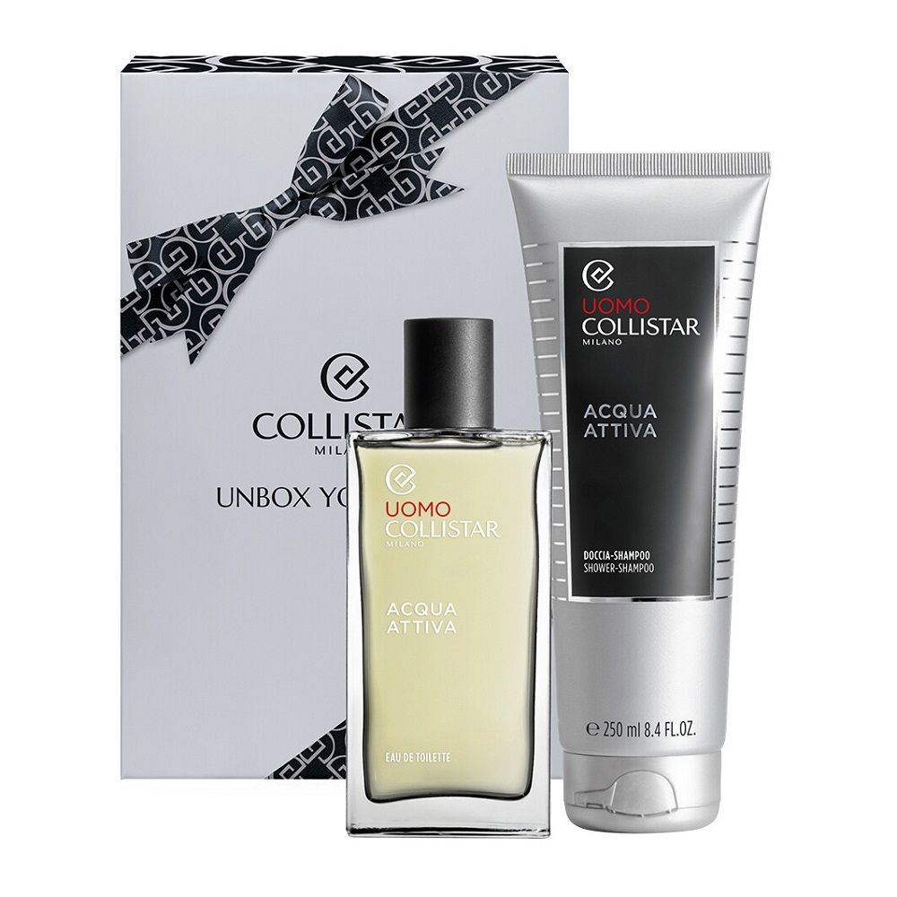 Unbox Your Style zestaw Acqua Attiva woda toaletowa spray 100ml + żel pod prysznic 250ml
