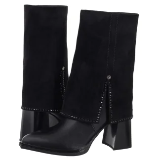 Botki Czarne K7206-01/00-8 (MA1447-a) Maciejka