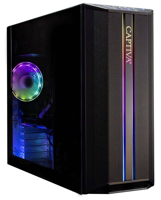 CAPTIVA 92769 komputer osobisty/workstation AMD Ryzen™ 7 5700X 32 GB DDR4-SDRAM 1 TB SSD NVIDIA GeForce RTX 5060 Ti Windows 11 Home PC Czarny