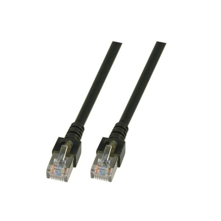 EFB Elektronik RJ45 S/FTP Cat5e kabel sieciowy Czarny 1 m SF/UTP (S-FTP) K5456.1
