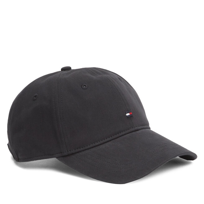 Czapka z daszkiem Tommy Hilfiger Flag '85 Soft 6 Panel Cap AM0AM12531 Czarny