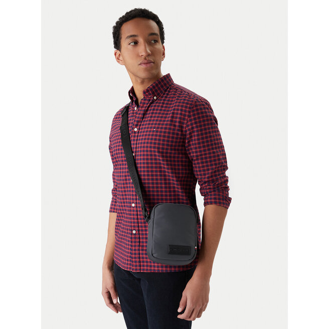 Saszetka Tommy Hilfiger Th Repreve Mini Reporter AM0AM14009 Szary