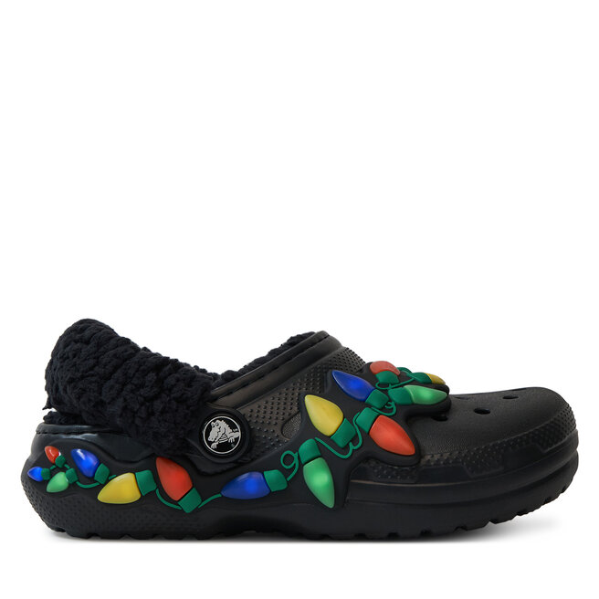 Klapki Crocs Clsc Lined Holiday Lights 212026 Czarny