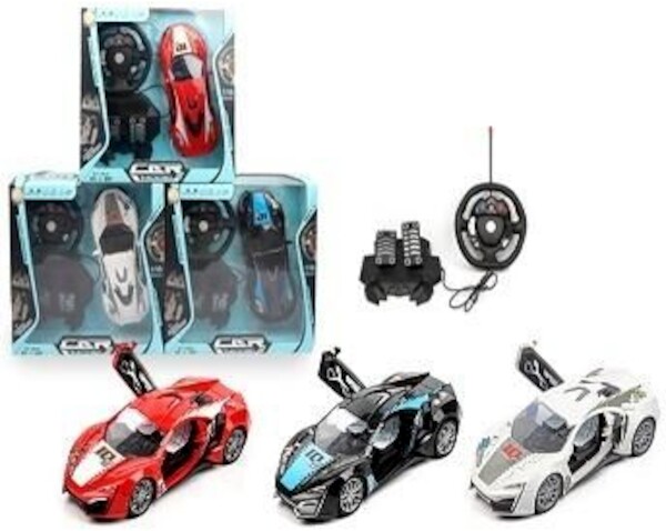 Auto RC z kierownicą i pedałami MIX