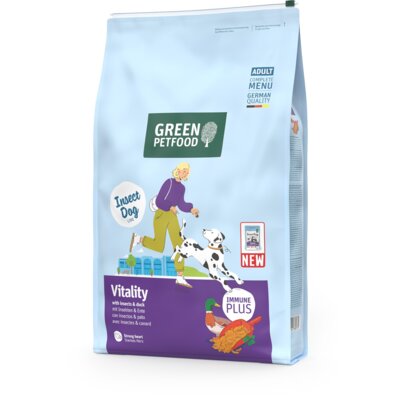 Karma dla psa GREEN PETFOOD Vitality with Insects & Duck z owadami i kaczką 900 g