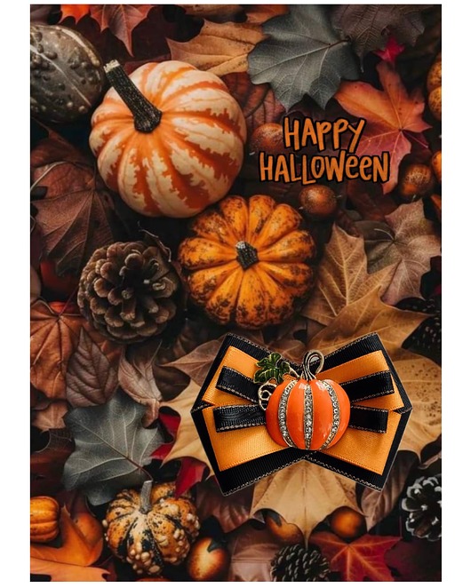 Brosza z niesamowitą Dynią Halloween New