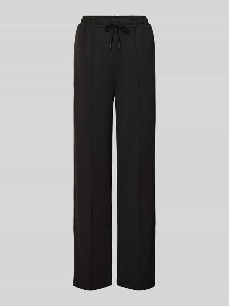 Spodnie dresowe ze szwami podłużnymi i elastycznym pasem