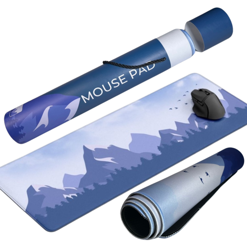 Gembird Podkładka pod myszkę 80x40 cm Mountains Góry Gamingowa Wodoodporna