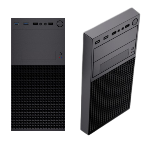 Przedni panel do obudowy FORNAX K300 Gembird Front panel czarny