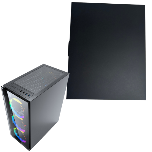 Gembird Prawy panel boczny do obudowy Fornax 1500RGB czarny blacha