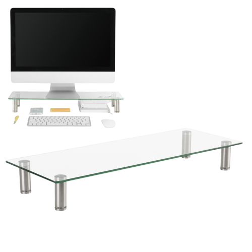 Gembird Szklana podstawka pod monitor MS-TABLE-GM-01 M szkło hartowane