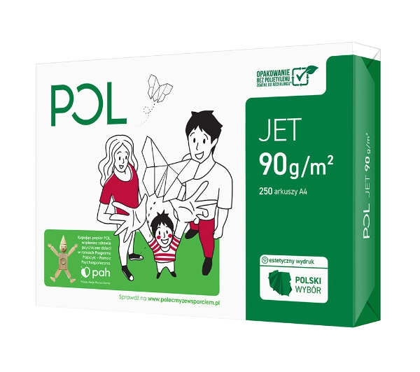International Paper POL JET A4 90 g/m² 250 Arkuszy POLJP490