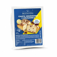 Bezglutenowe ciasto drożdżowe z kruszonką 200g