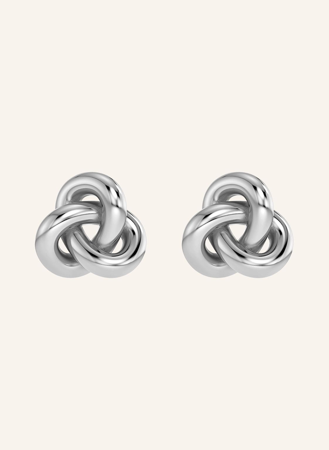 Edblad Kolczyki Infinity Knot Studs L silber