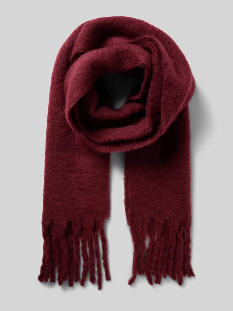 Szal z długimi frędzlami model ‘NIKITA’